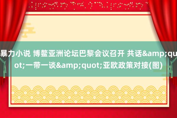 暴力小说 博鳌亚洲论坛巴黎会议召开 共话&quot;一带一谈&quot;亚欧政策对接(图)