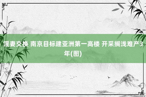 淫妻交换 南京目标建亚洲第一高楼 开采搁浅难产3年(图)